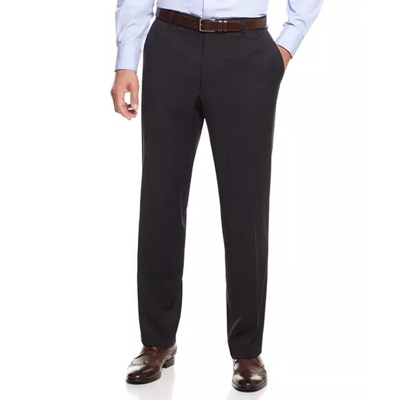 Hugo Boss Virgin Wool Blend Passolini Movie Navy Suit Dress Pants 40R Trousers - Picture 1 of 16